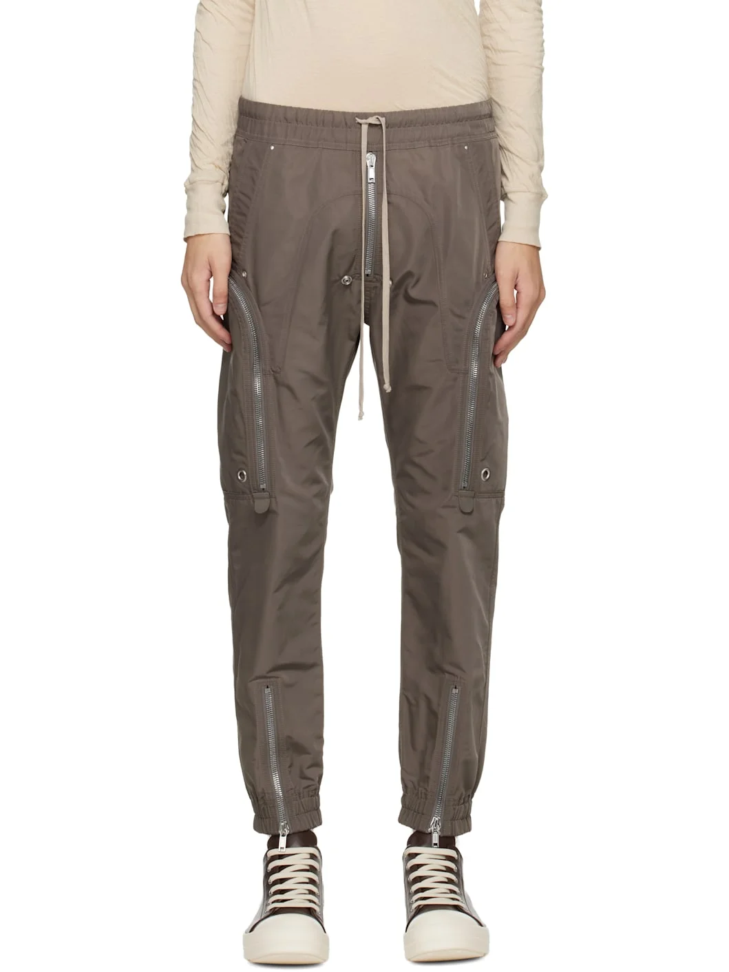 Gray Temple Bauhaus Cargo Pants - 1