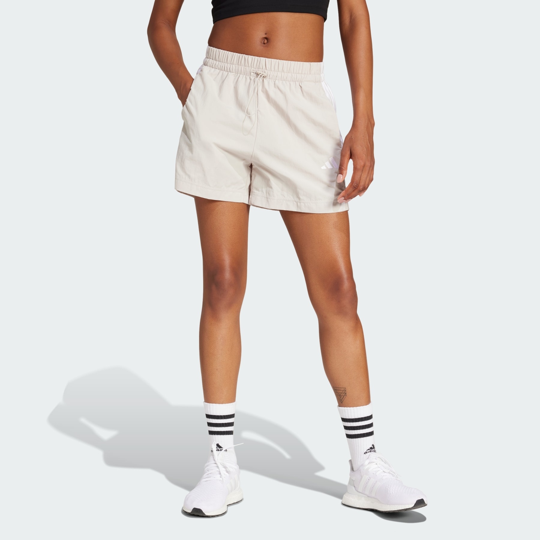 Essentials 3-Stripes Lifestyle Woven Shorts - 2