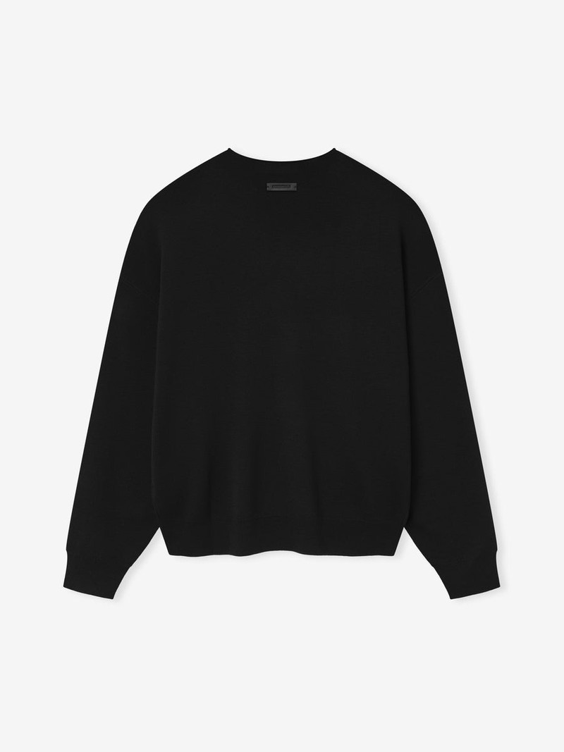 Merino Long Sleeve Crewneck Sweater 2