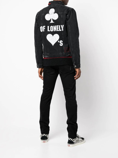 Ksubi slogan-print denim jacket outlook