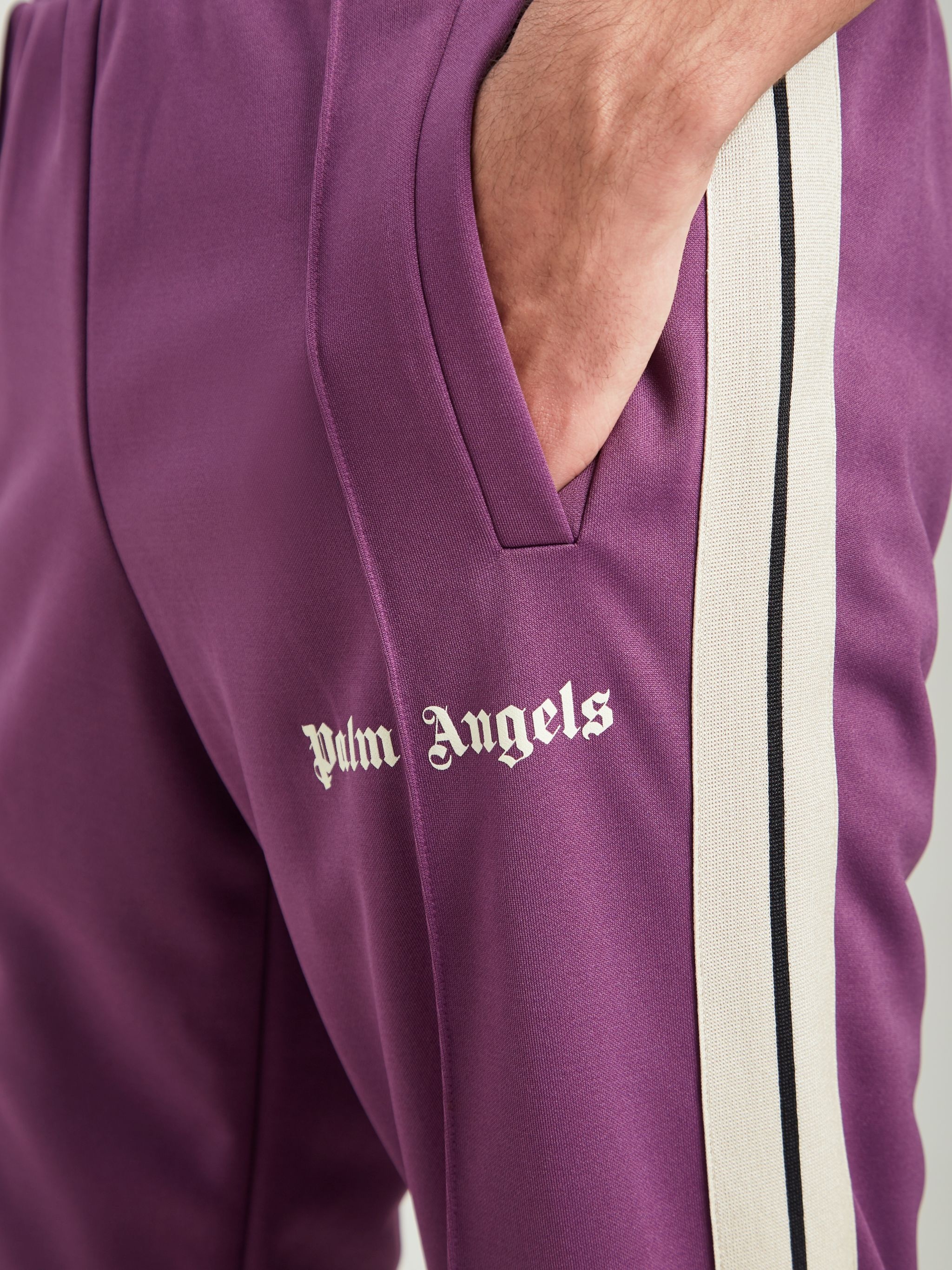 BURGUNDY TRACK PANTS - 7