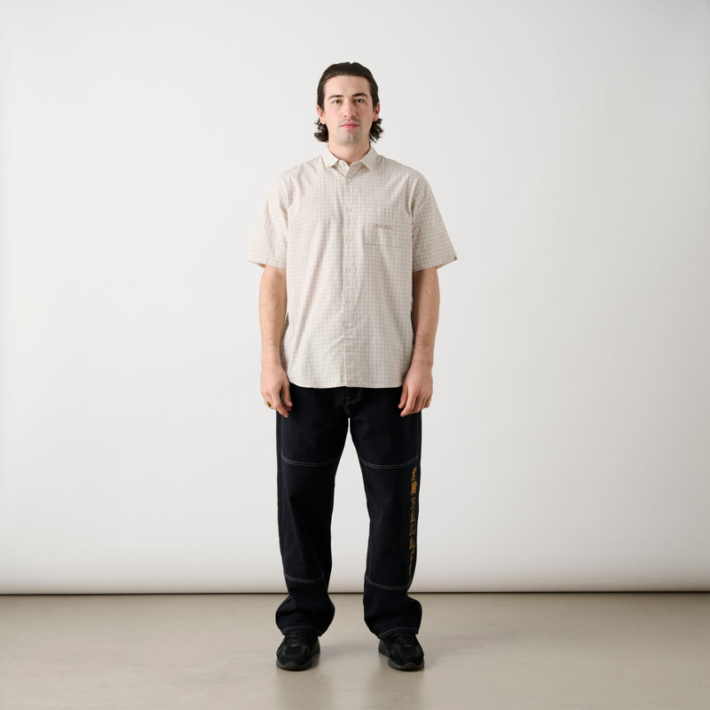 STANDARD CHECK SHIRT TAN 3