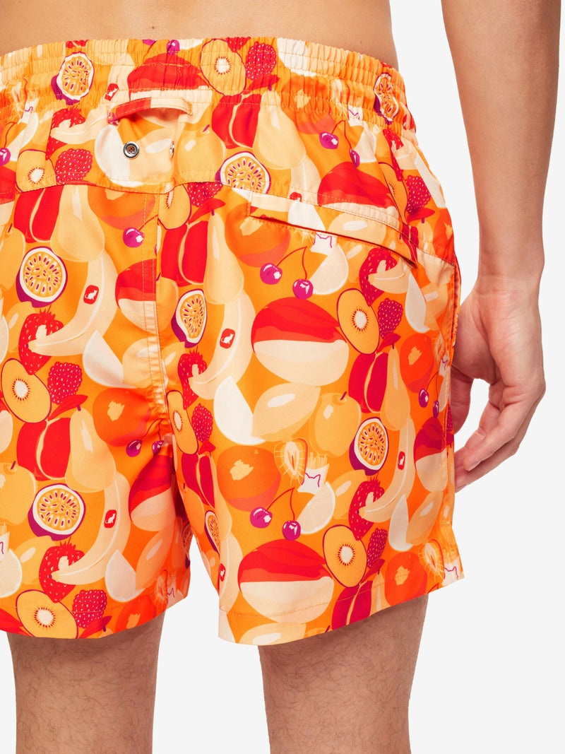 Men's Short Swim Shorts Maui 43 Orange - 7