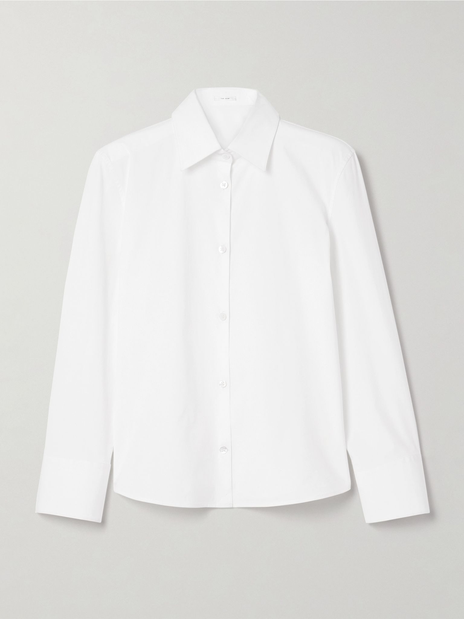 Frou cotton-blend poplin shirt White - 1