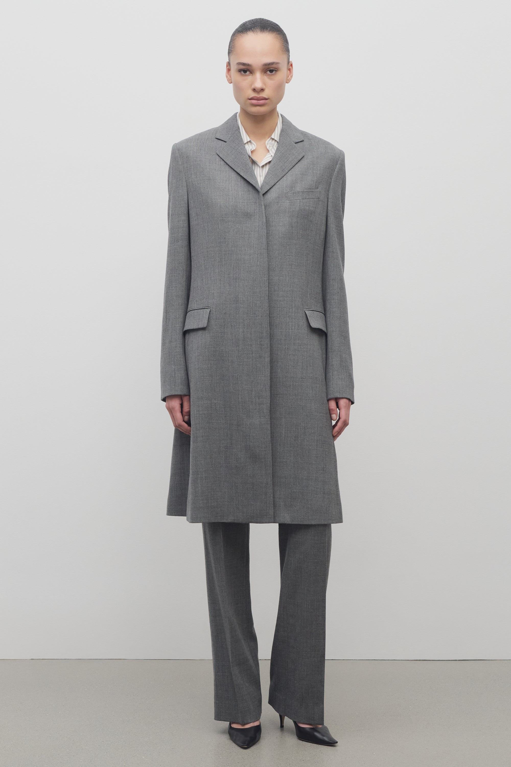 コート [The Row] Kamila Coat in Wool The Row Kamila Coat in Wool | REVERSIBLE
