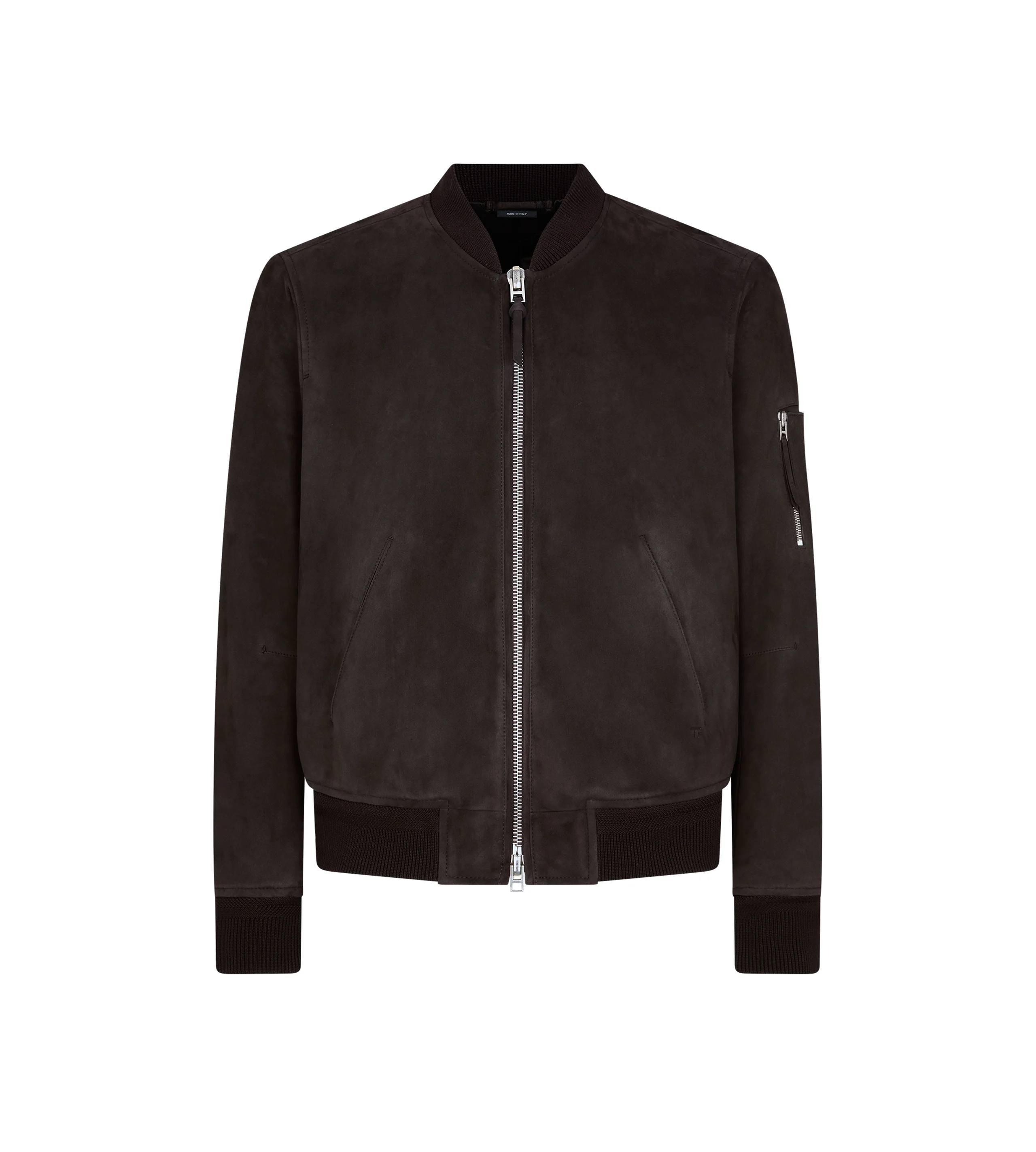 LIGHT SUEDE BOMBER - 1