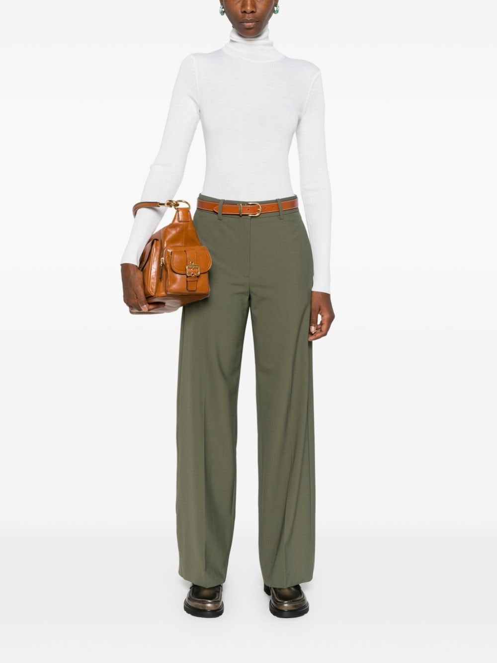 pressed-crease trousers - 2