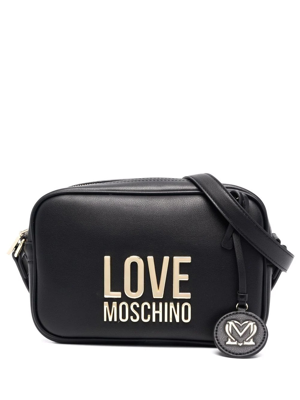 logo-lettering camera bag - 1