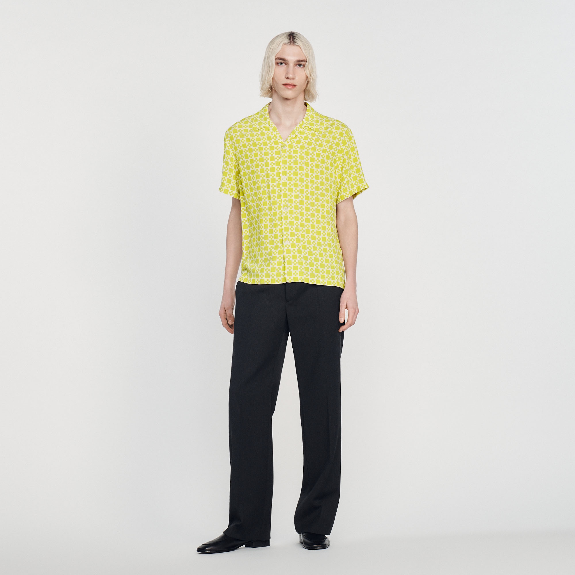 Flowing short-sleeved shirt - 4