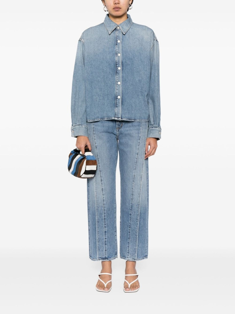 AGOLDE Fold Jean high-rise wide-leg jeans outlook