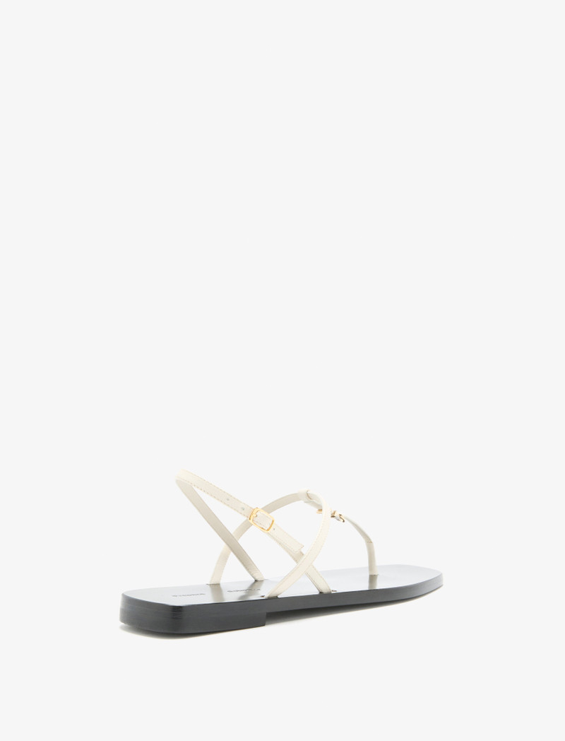 Proenza Schouler Monogram T-Strap Sandals outlook
