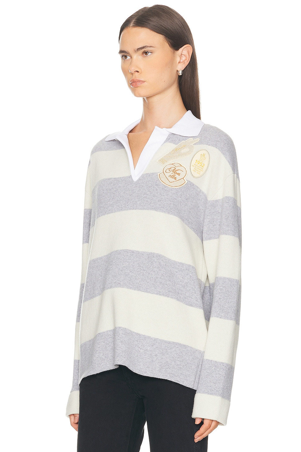 Long Sleeve Polo Sweater - 2