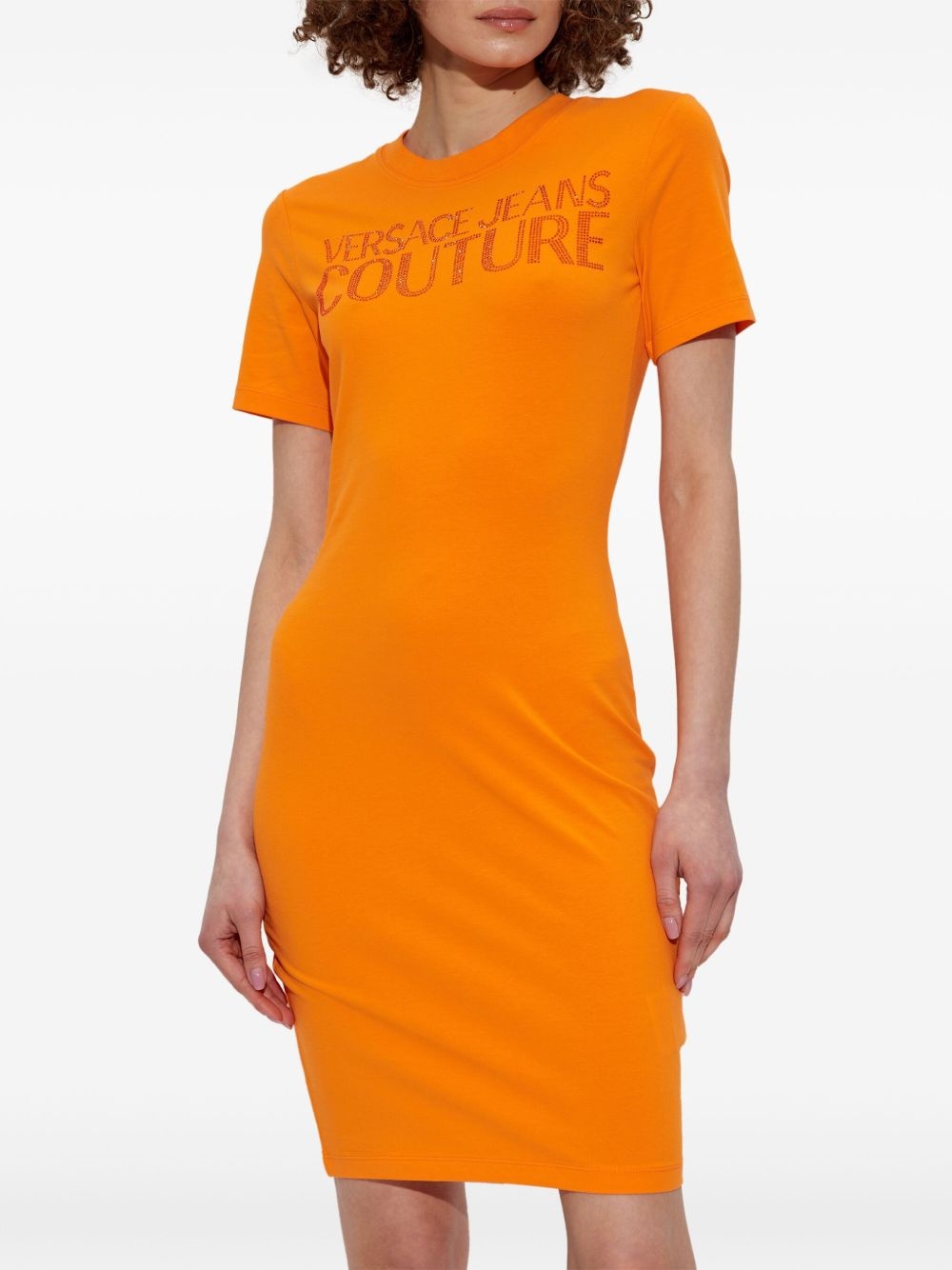 shimmer appliqué dress - 3