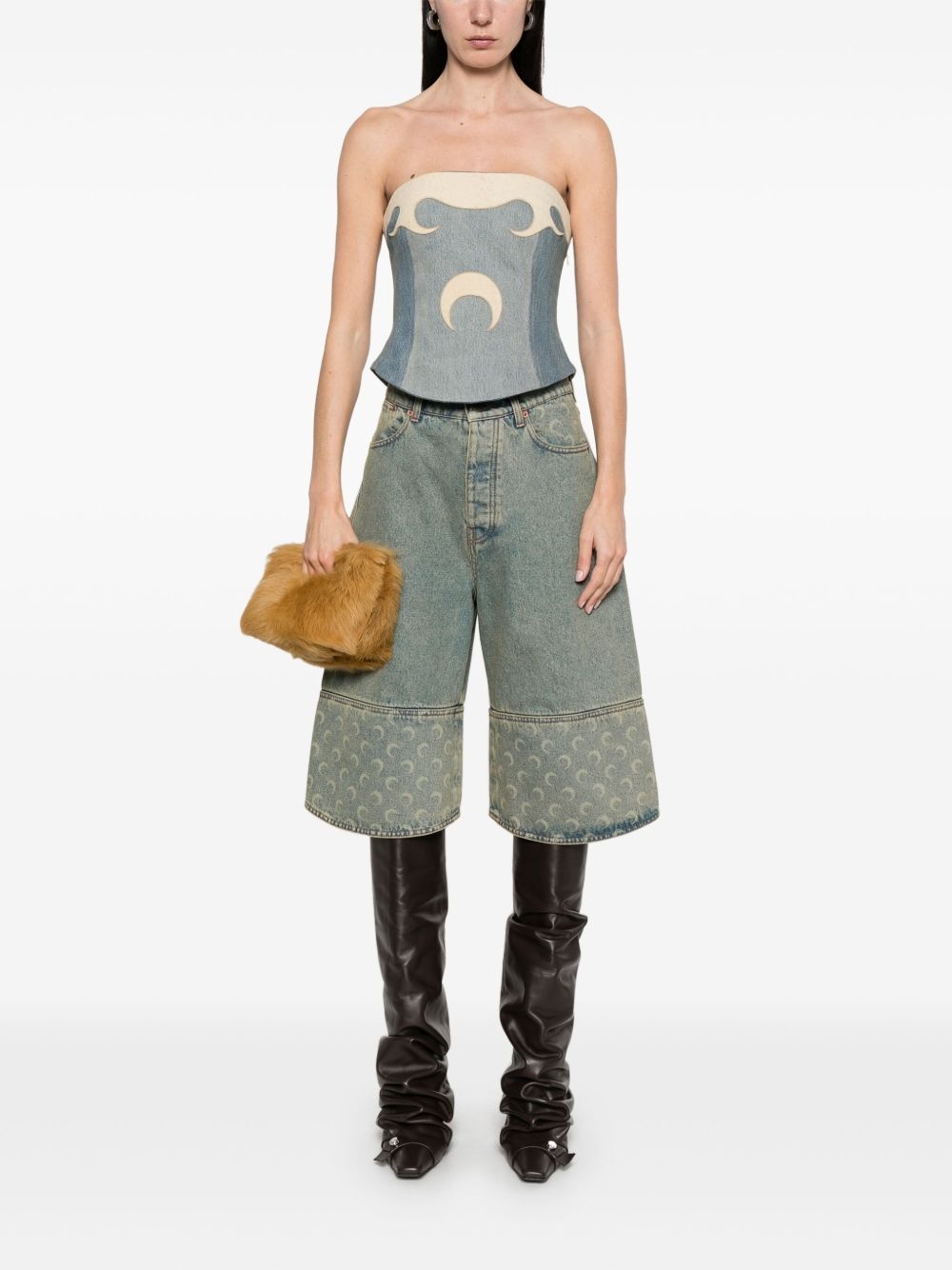 Regenerated denim top - 2