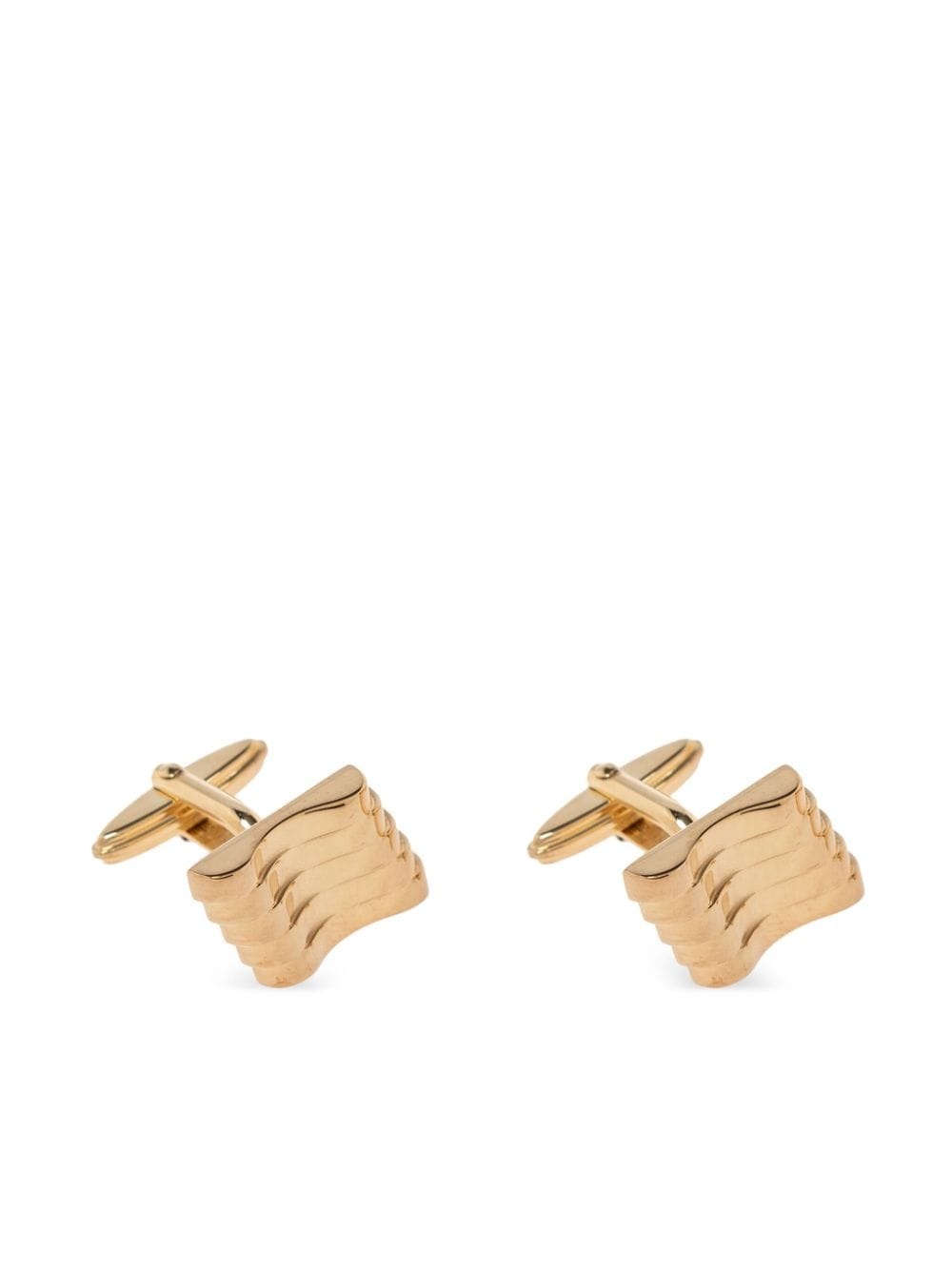 gold-tone cufflinks - 1