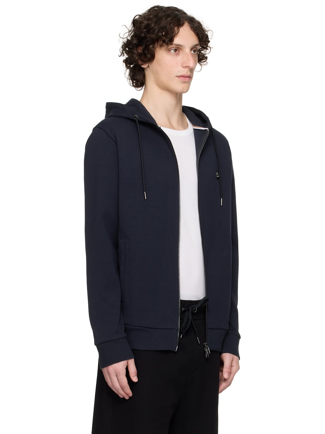 Navy Zip Hoodie - 2