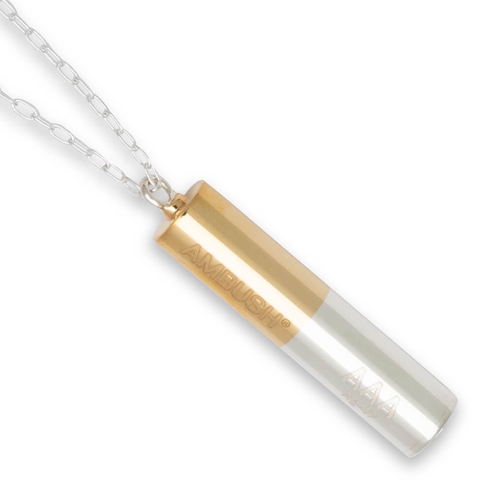 【AMBUSH】 Battery Charm Necklace AMBUSH® - Battery Charm Necklace | HBX - Globally Curated