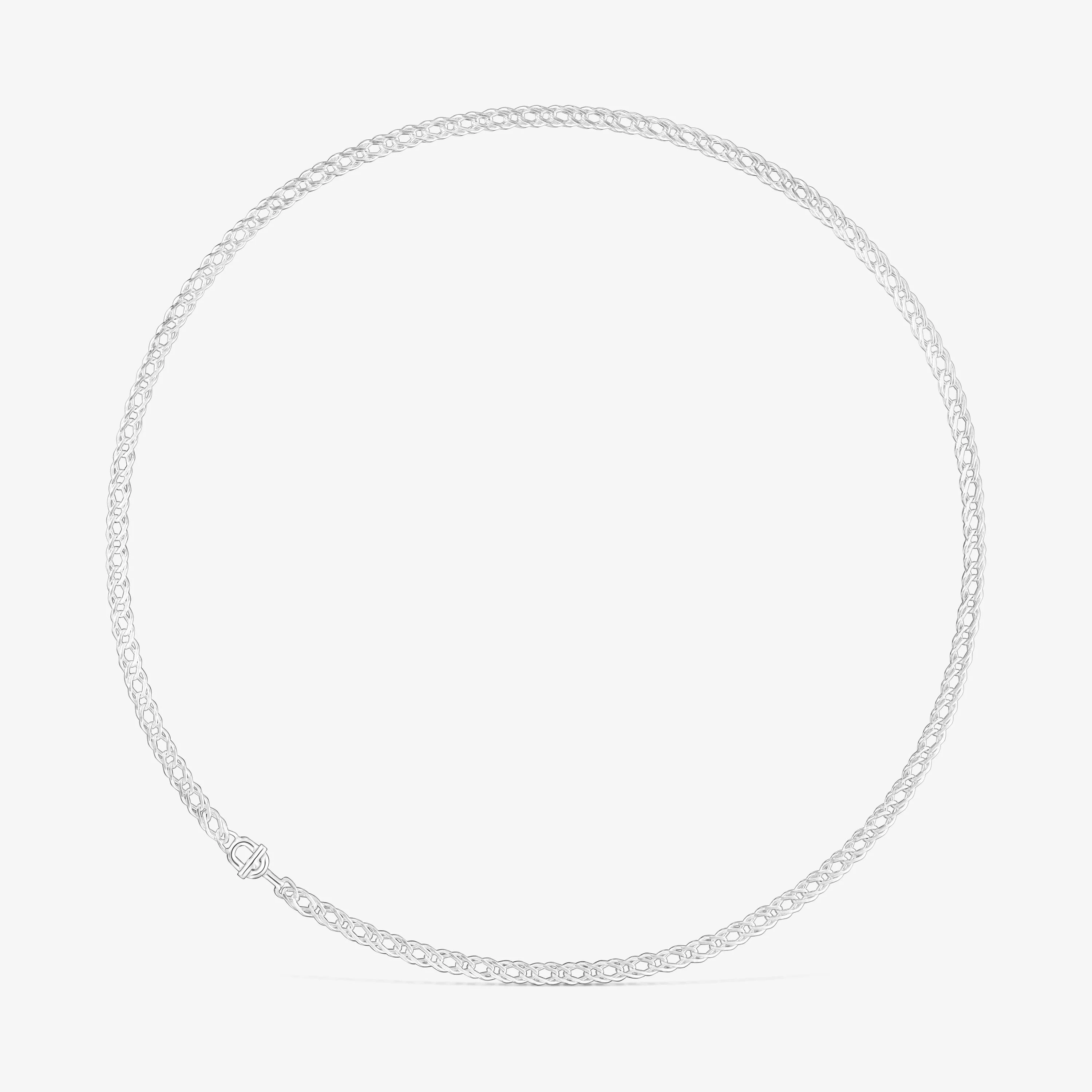 Silver Necklace with double curb chain TOUS MANIFESTO - 1