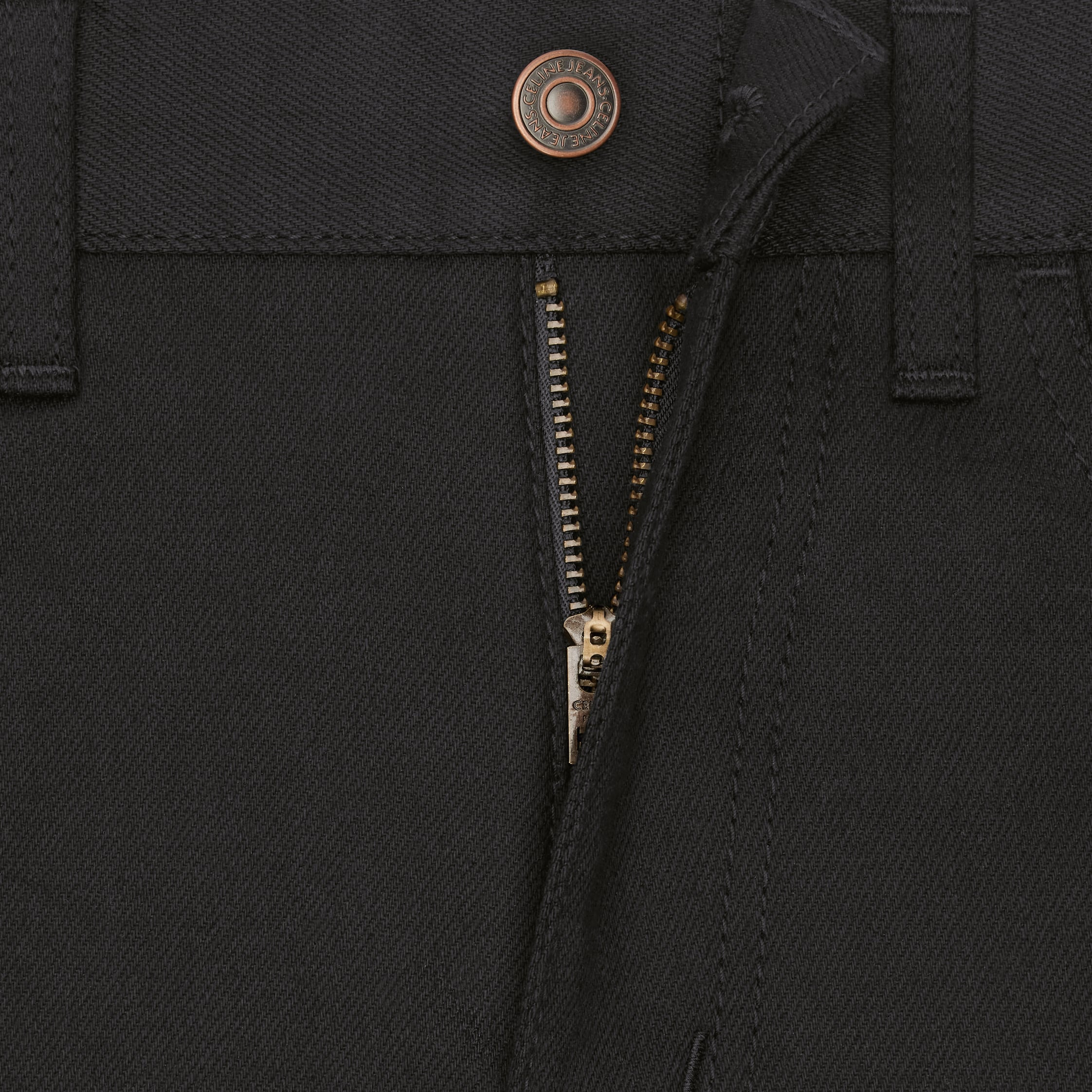 skinny jeans in vintage pure black denim - 4