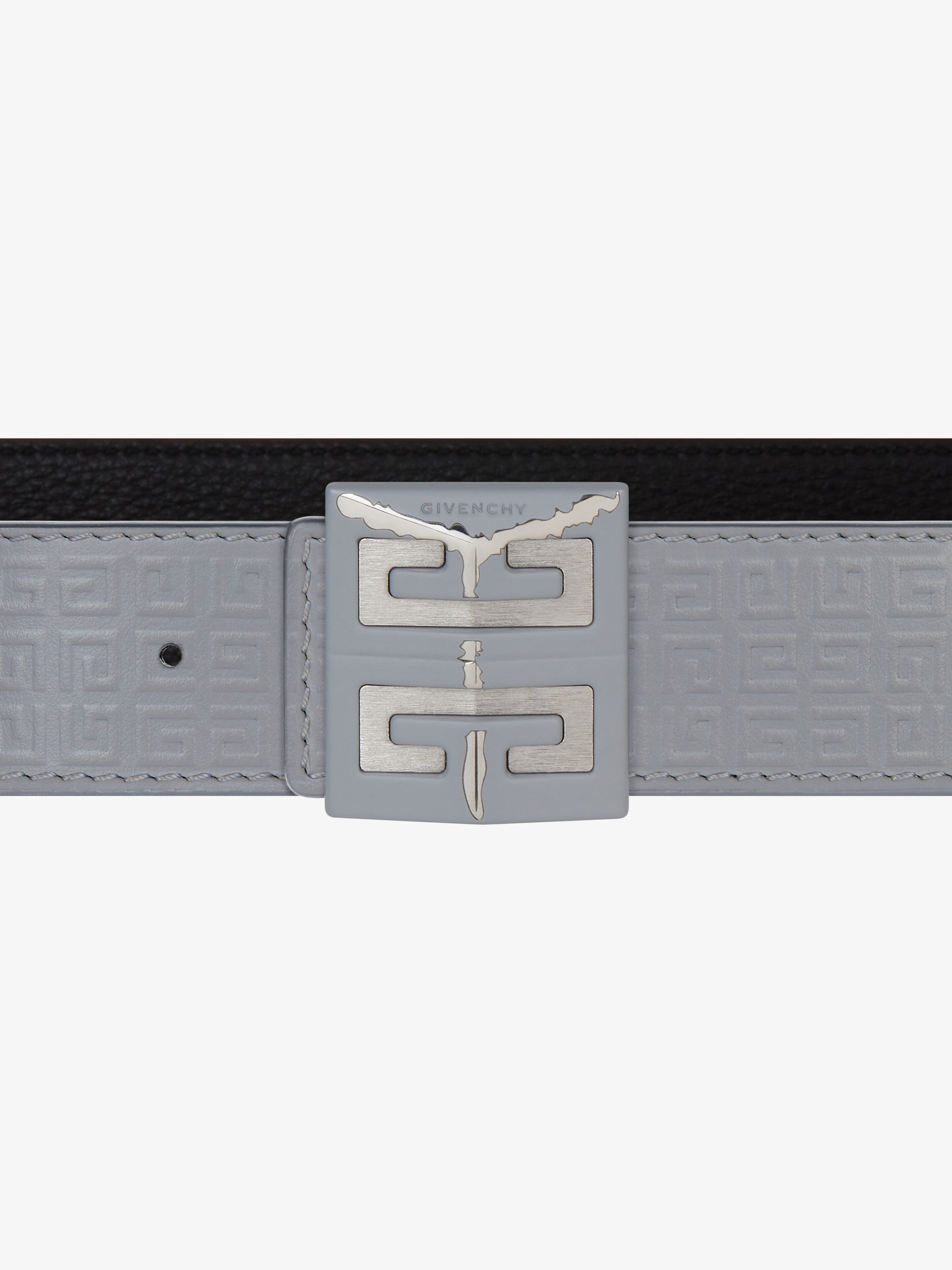4G REVERSIBLE BELT IN MICRO 4G LEATHER - 4