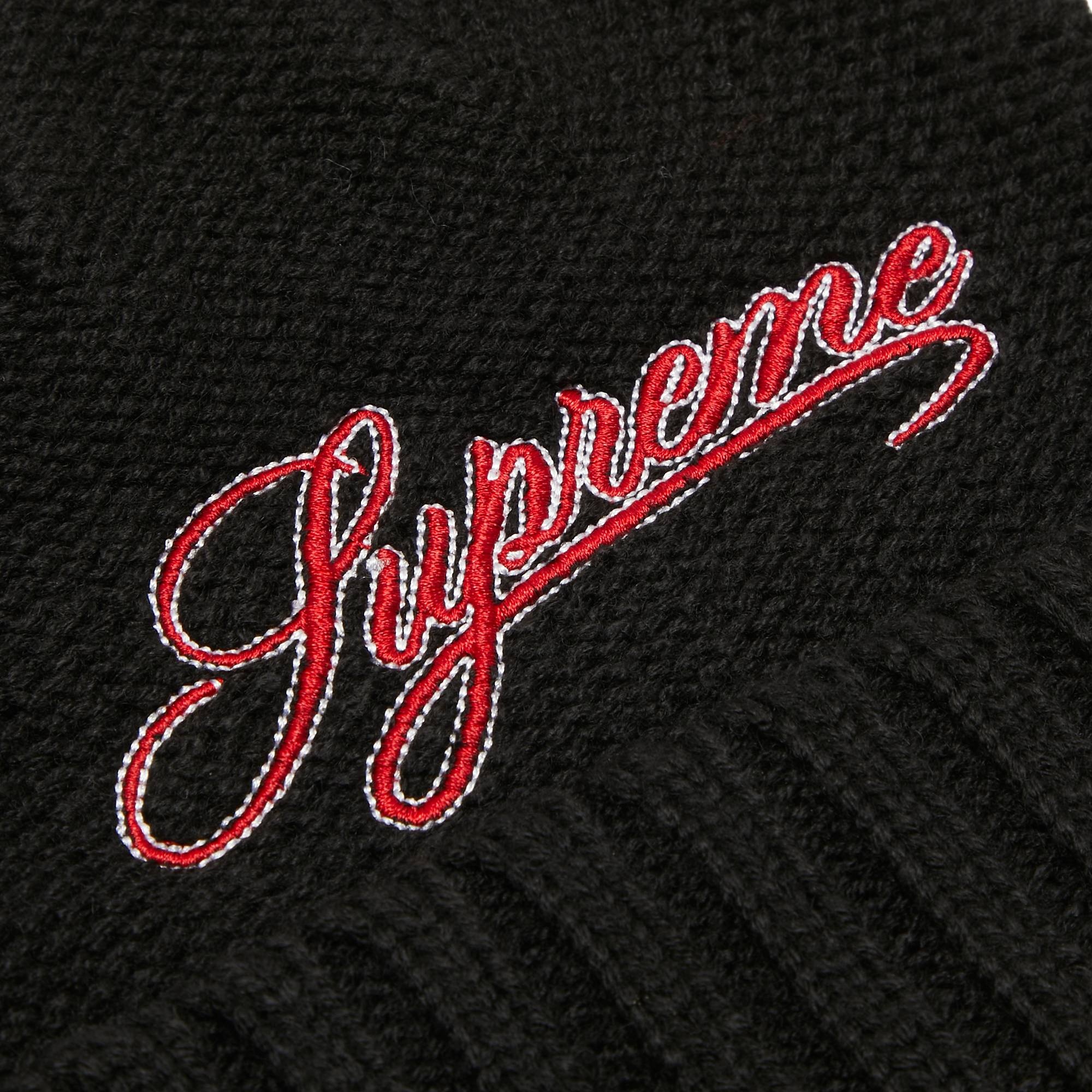 Supreme Script Logo Beanie 'Black' - 3