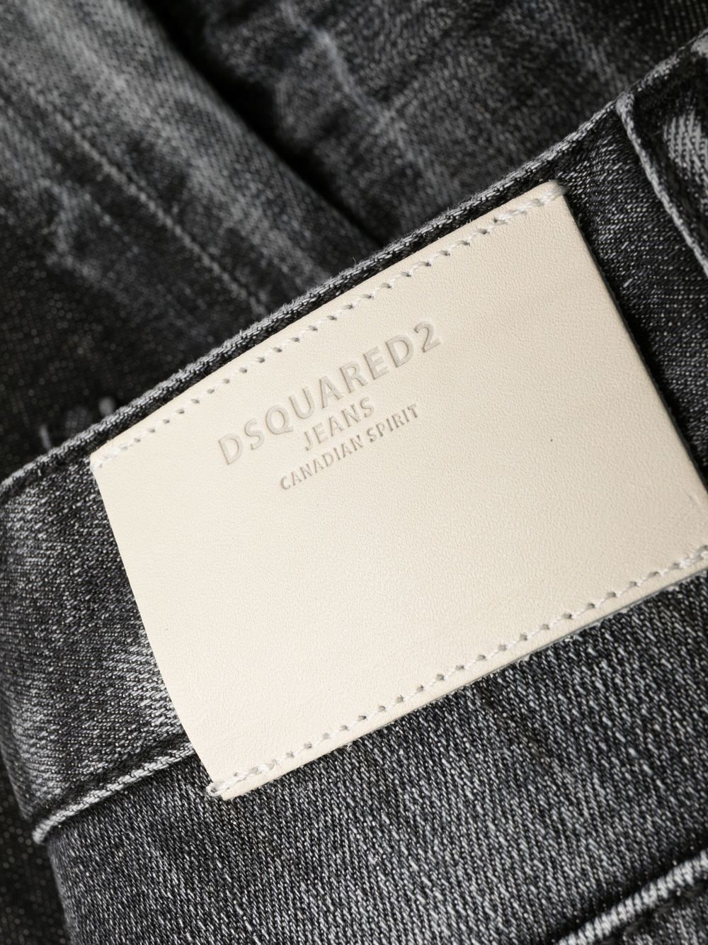 high-rise distressed wide-leg jeans - 5