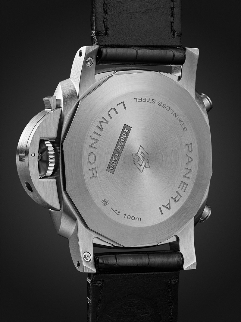 Luminor Chrono Automatic Flyback Chronograph Stainless Steel Watch, Ref. PAM1218 White 4