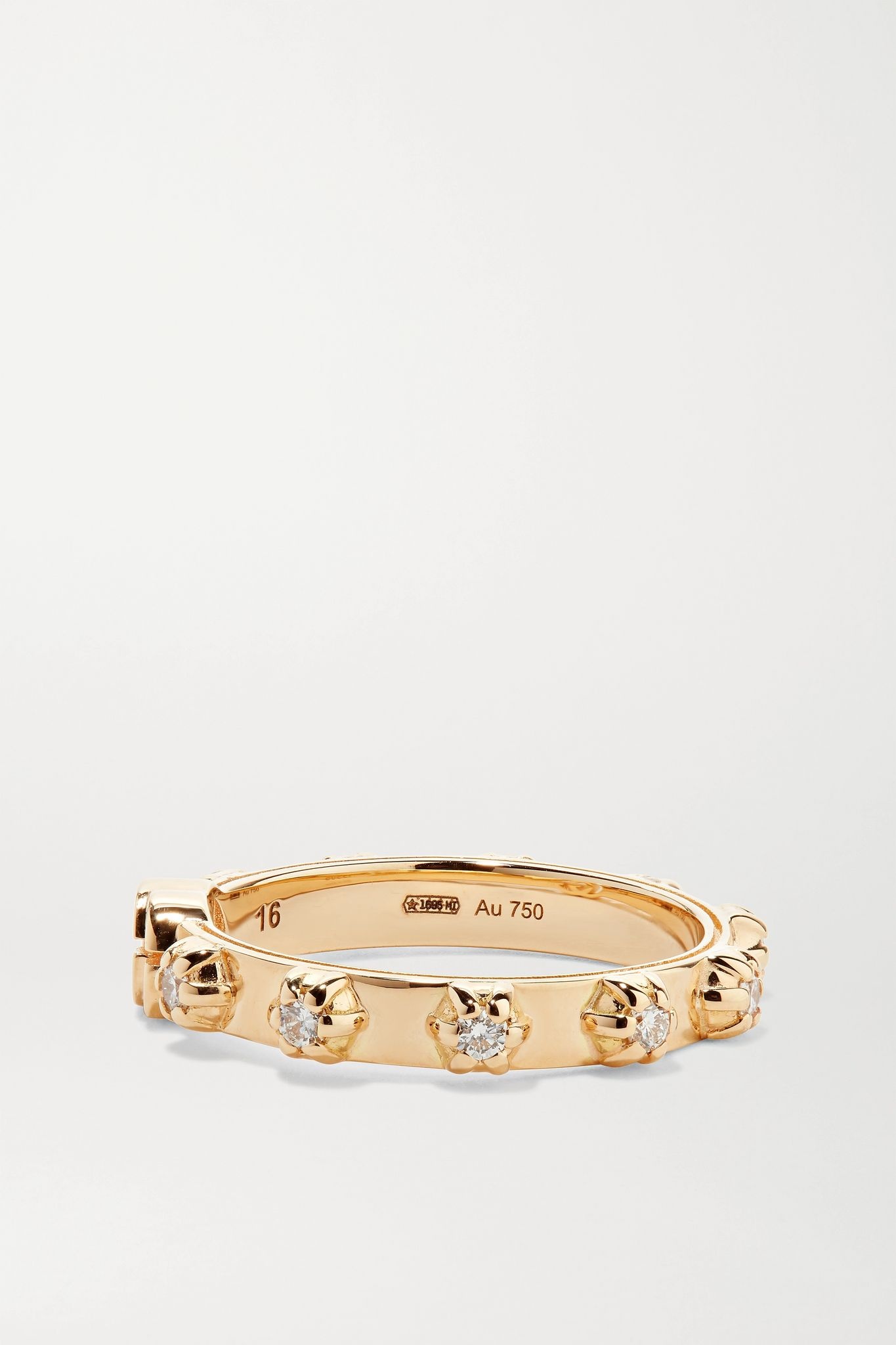 18-karat gold diamond ring - 5