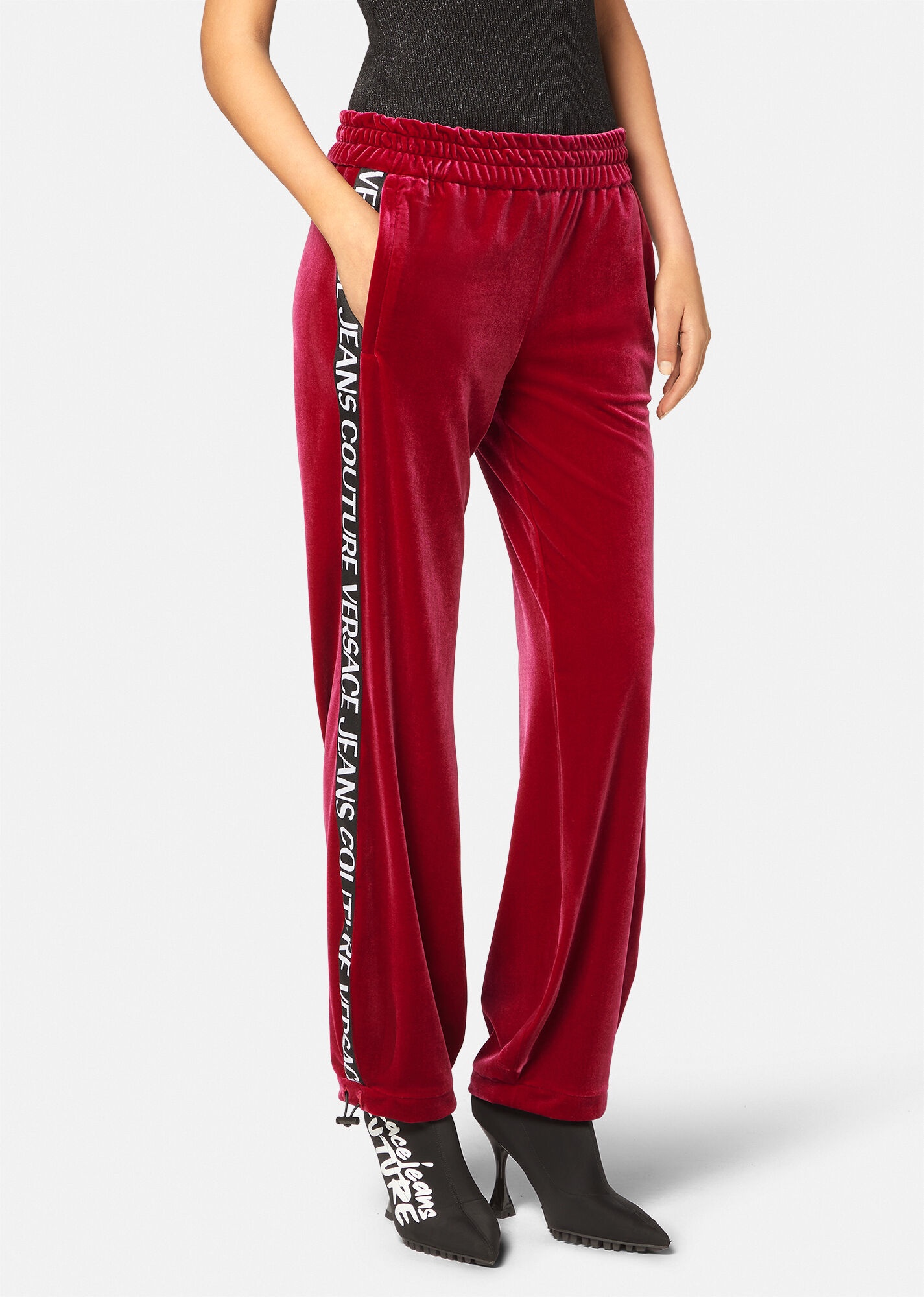 Logo Velvet Sweatpants - 3