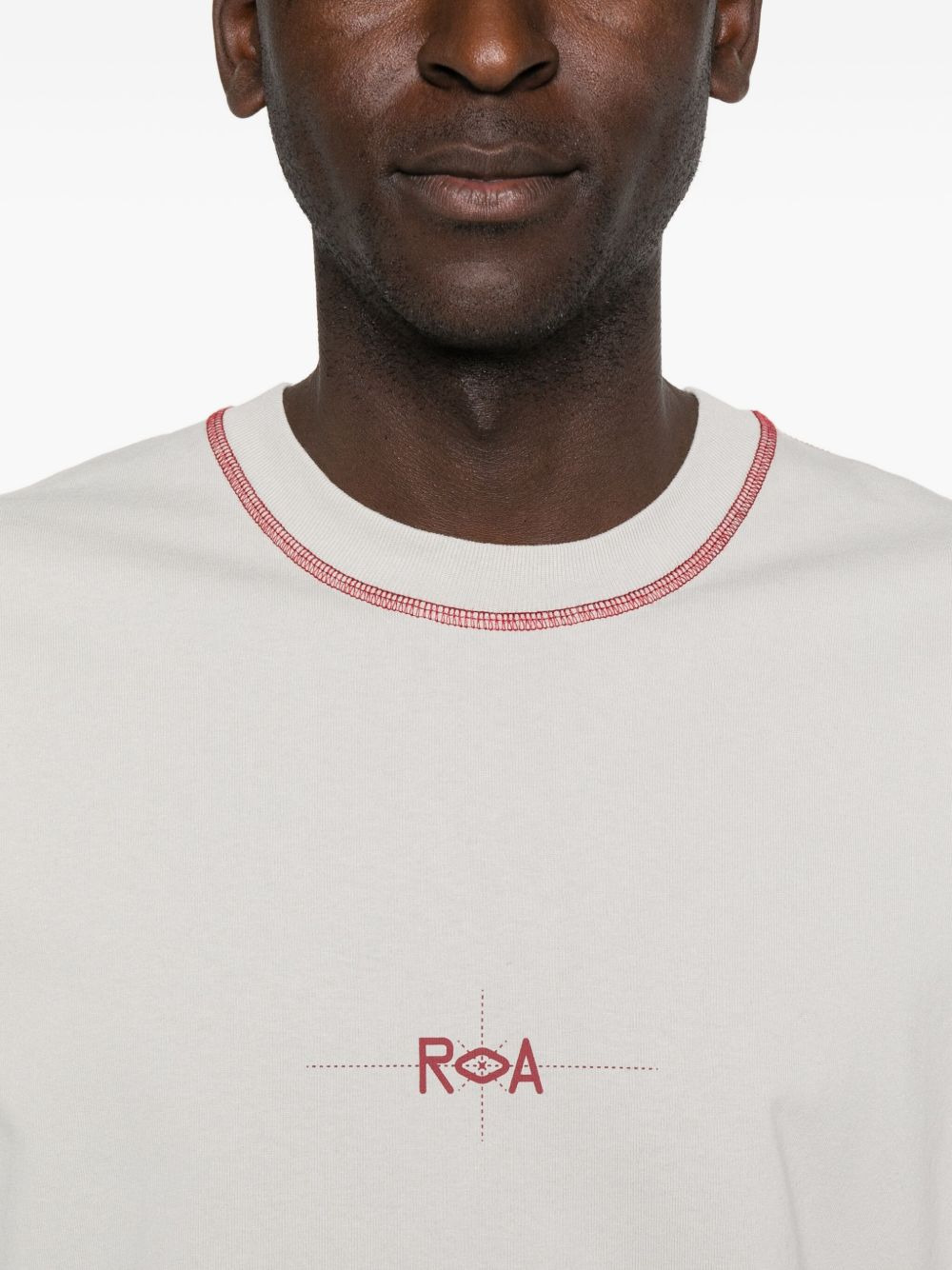 stitch-detail long-sleeve T-shirt - 4