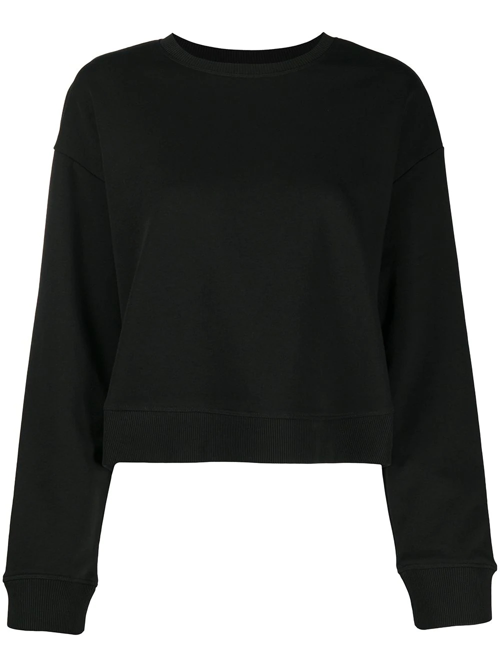 ruffle trim sweatshirt - 1