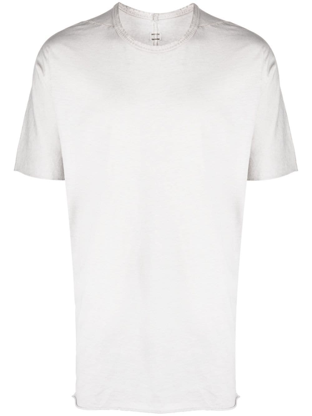 logo-plaque organic-cotton T-shirt - 1
