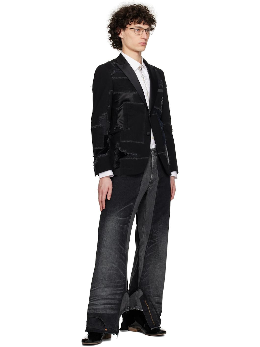Black Levi's Edition Garment Treated W Name Jeans - 4