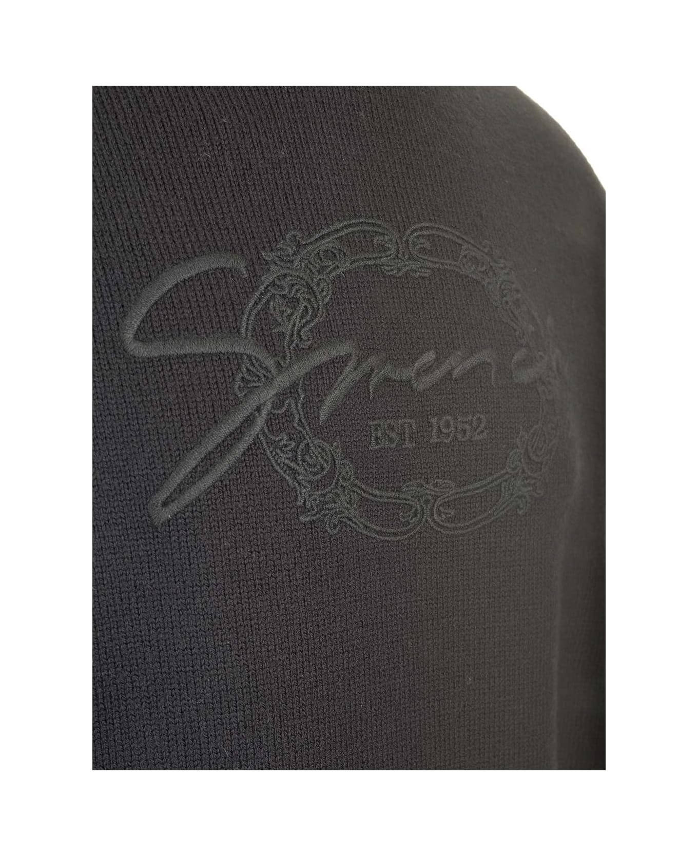 Crew Neck Cotton Sweater - 4