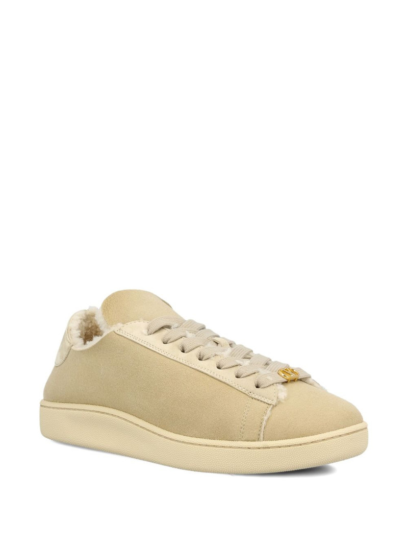 Valentino VLogo shearling sneakers outlook