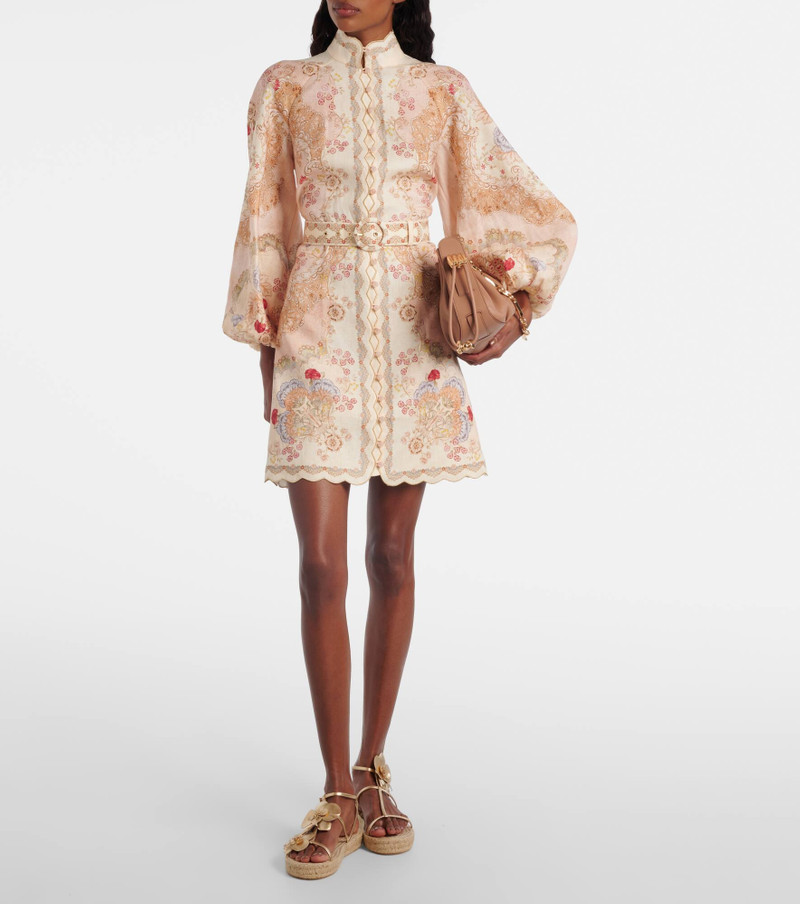 Zimmermann Floral-appliqué leather espadrille sandals outlook