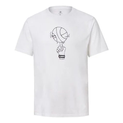Converse Basketball Graphic T-Shirt 'White' 10019942-102 - 1