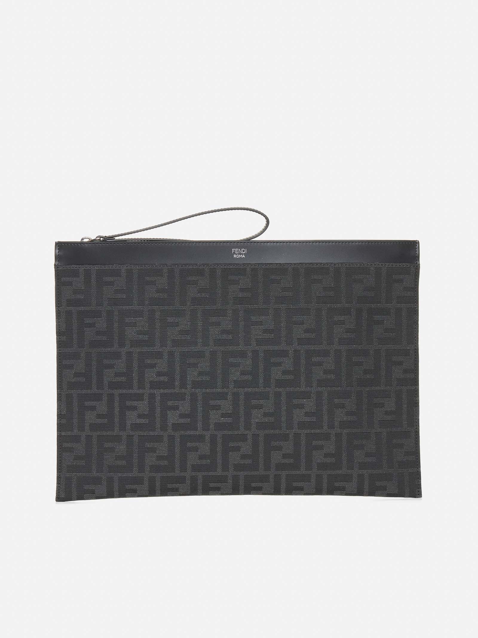 Fendi Diagonal Flat Pouch