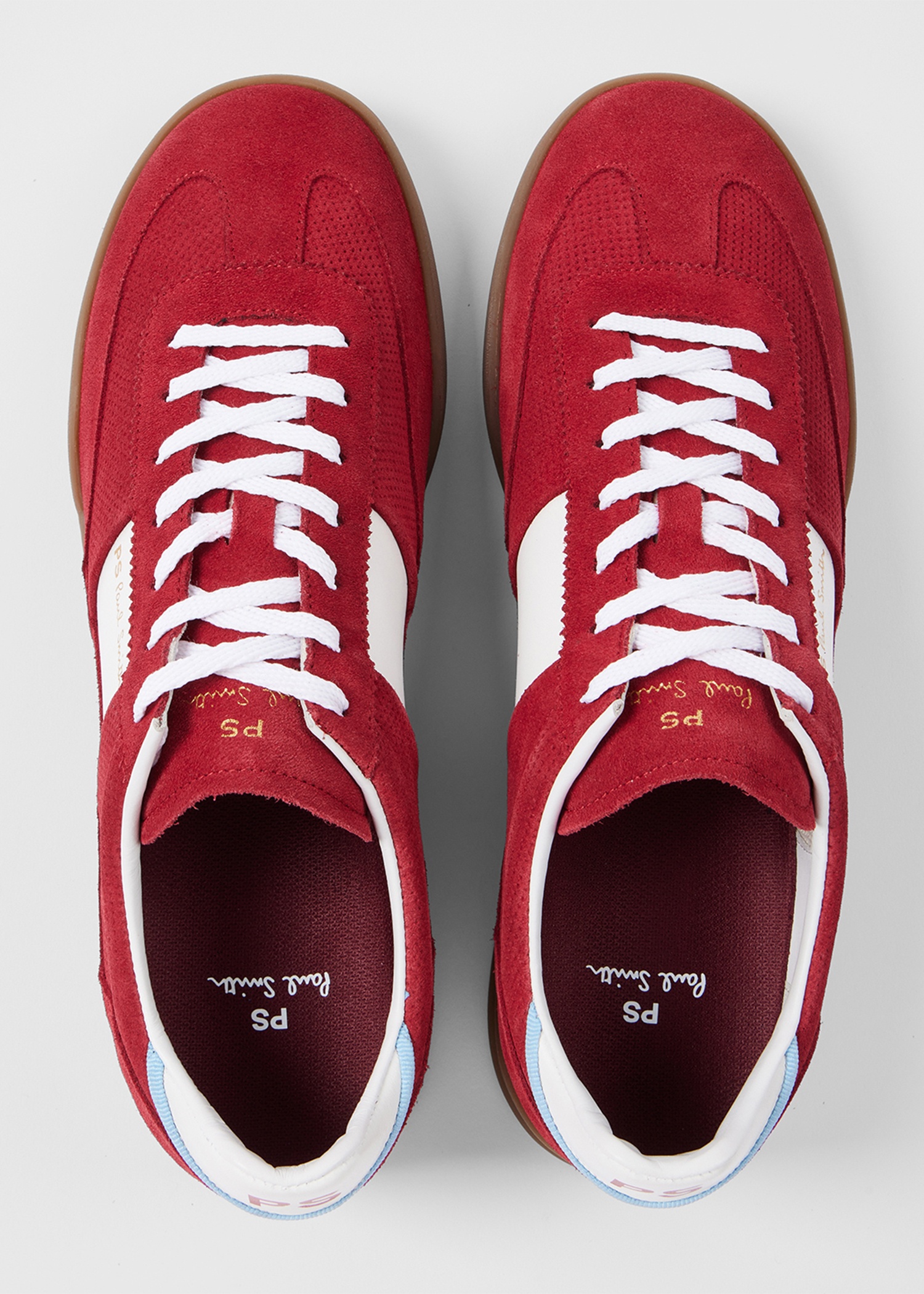 Red Suede 'Dover' Trainers - 4
