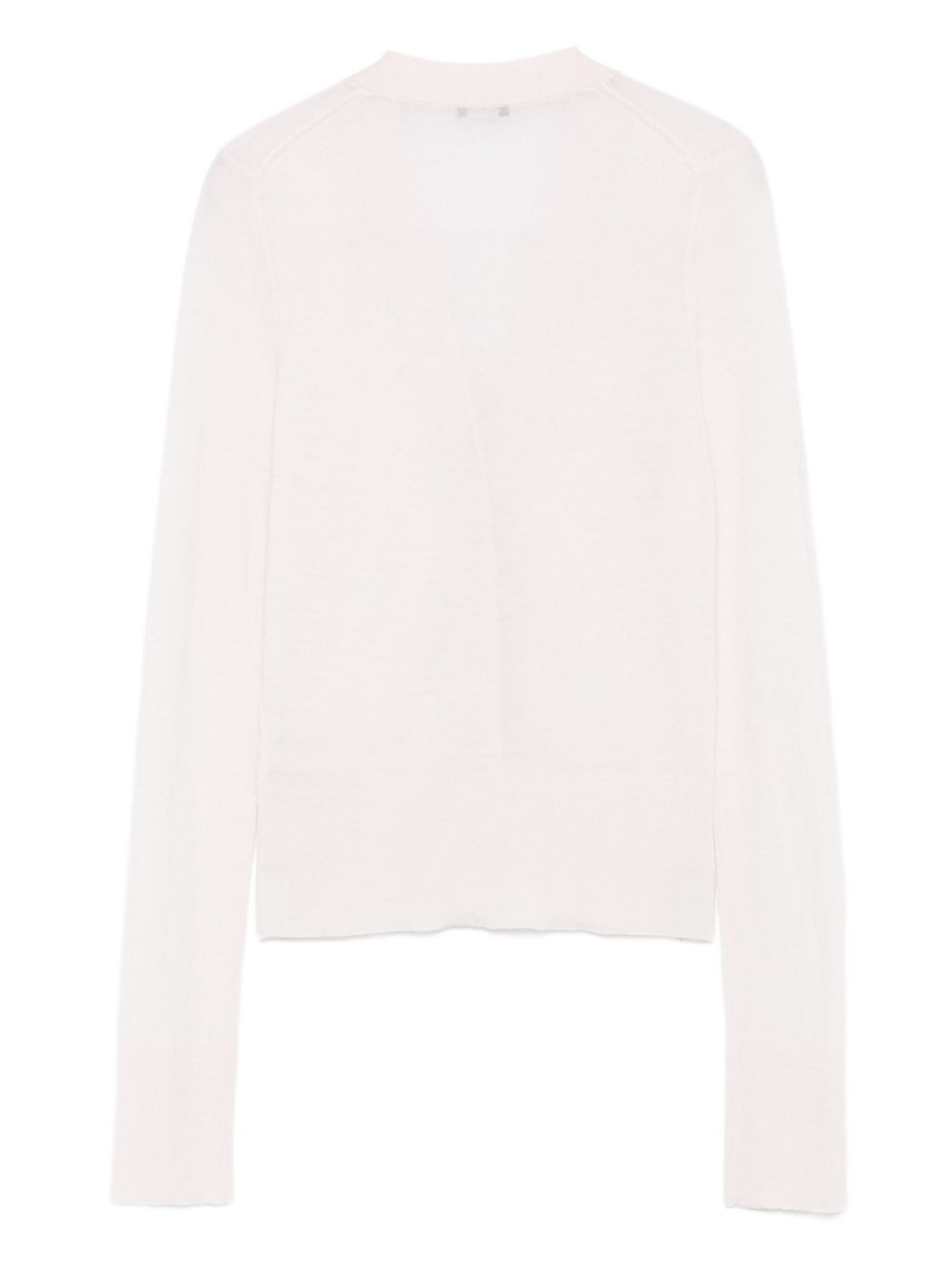 button-front long-sleeve cardigan - 2