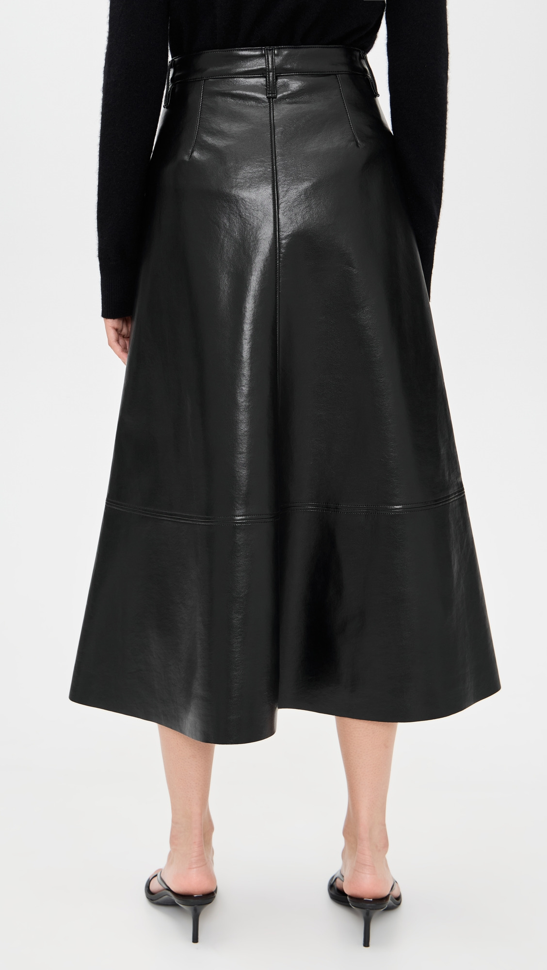 Cassia Leather Skirt - 2