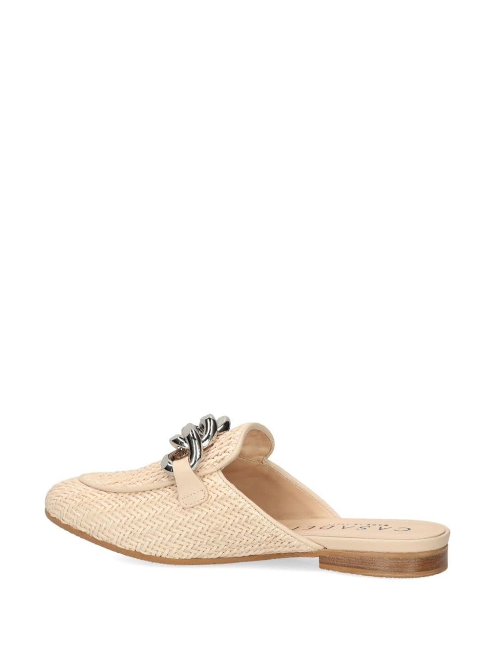 chain-detail slippers - 3