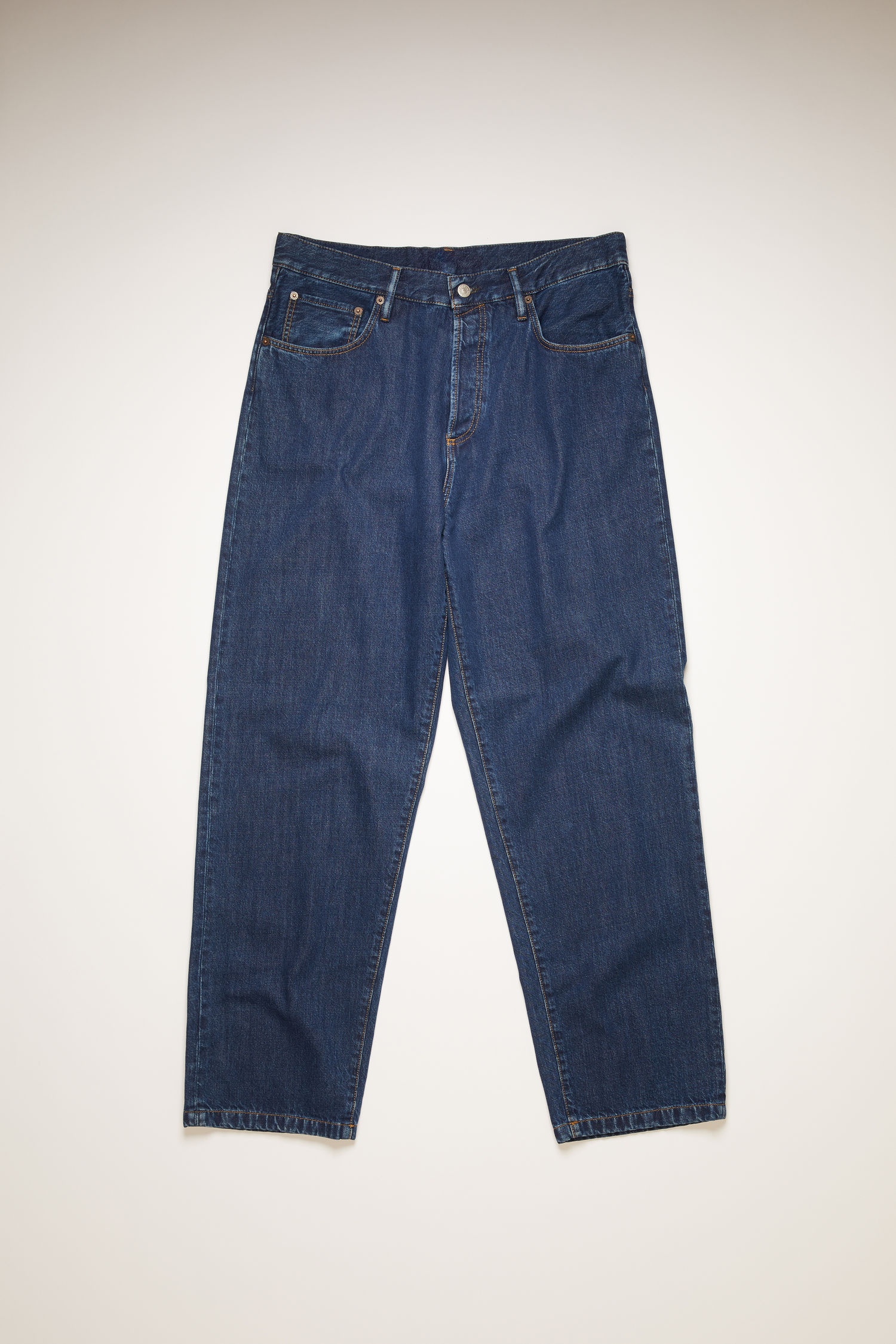 Loose fit jeans dark blue - 1