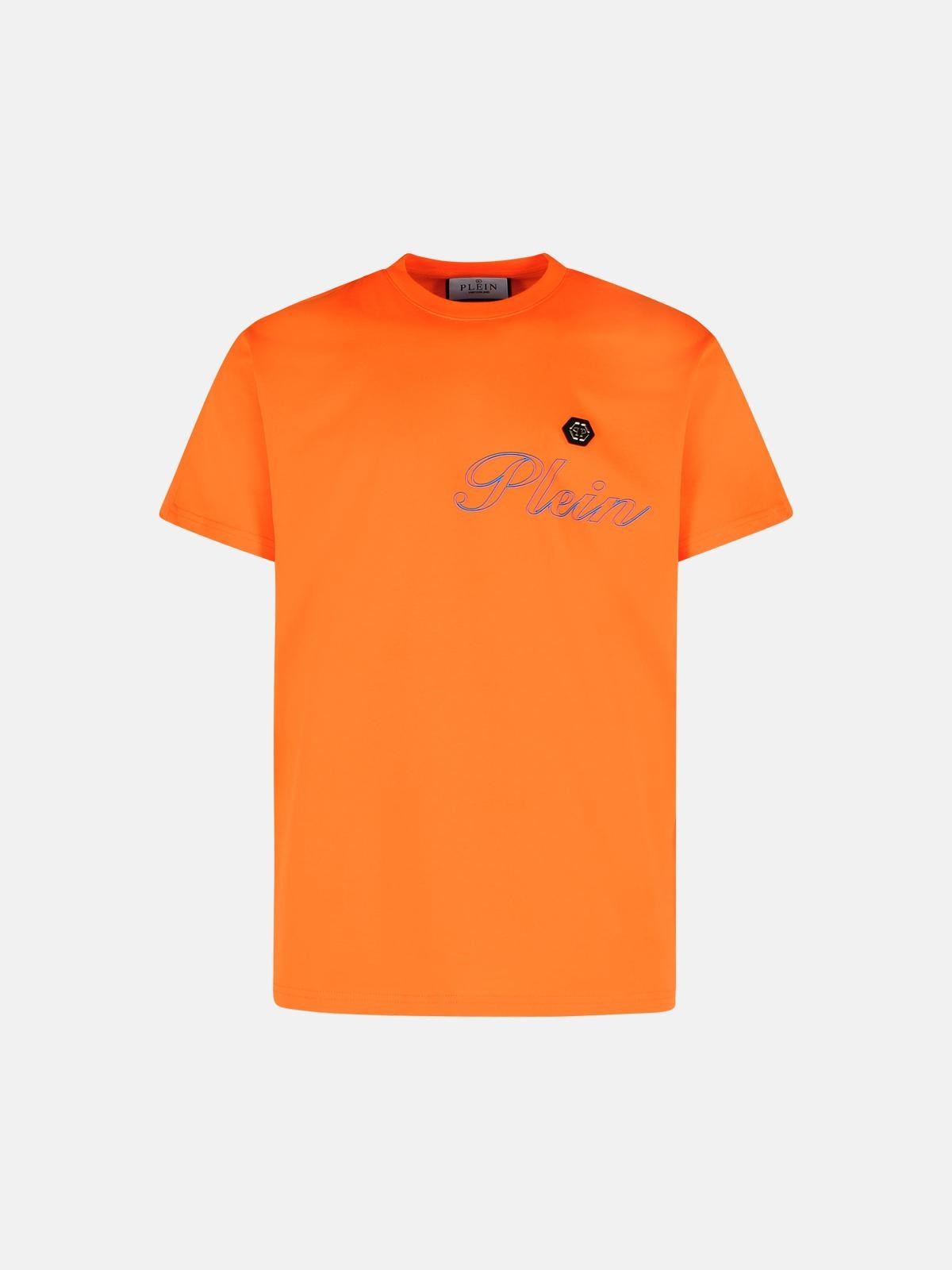 ORANGE COTTON T-SHIRT - 1