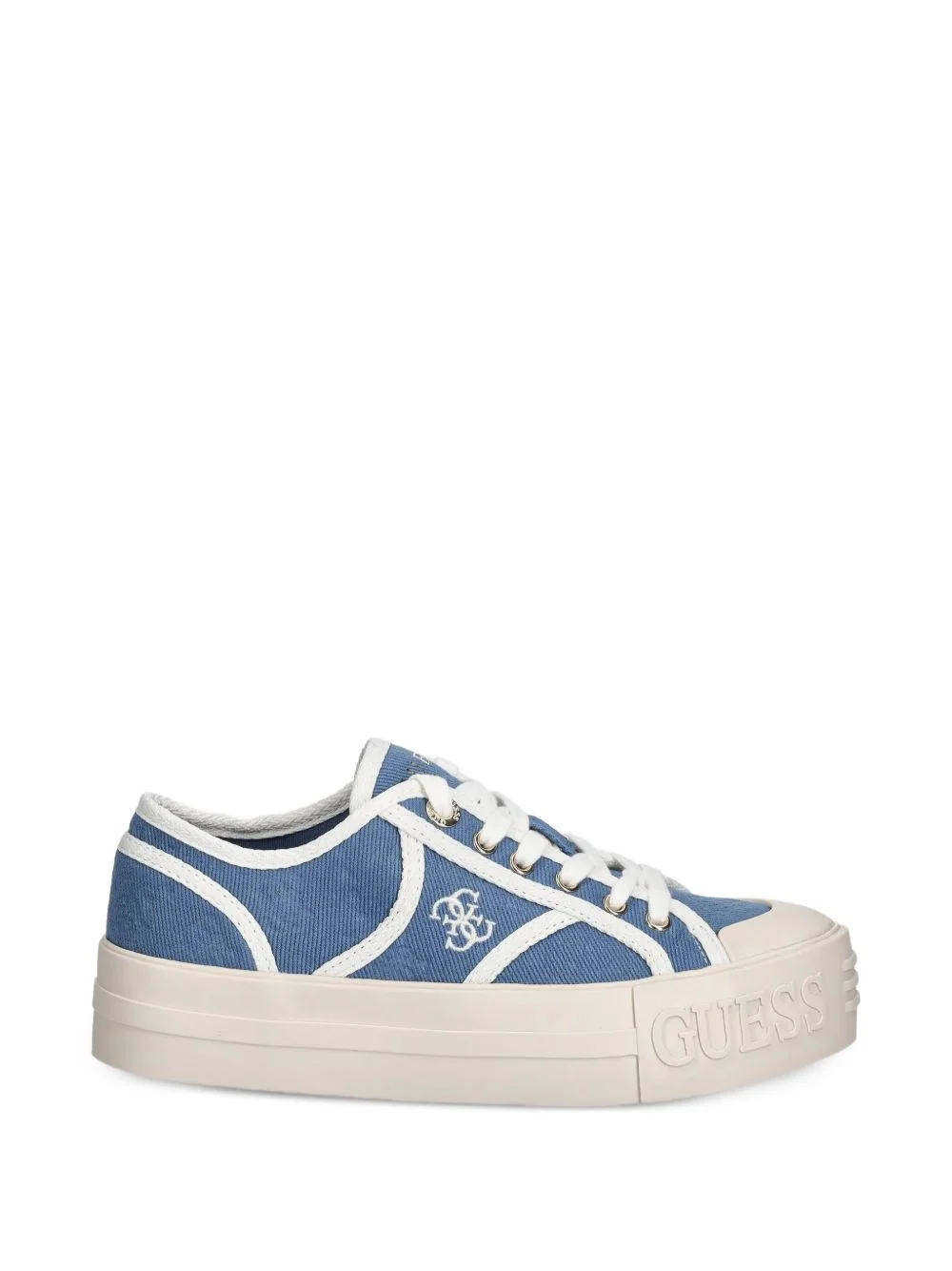 Issah piped-trim sneakers - 1