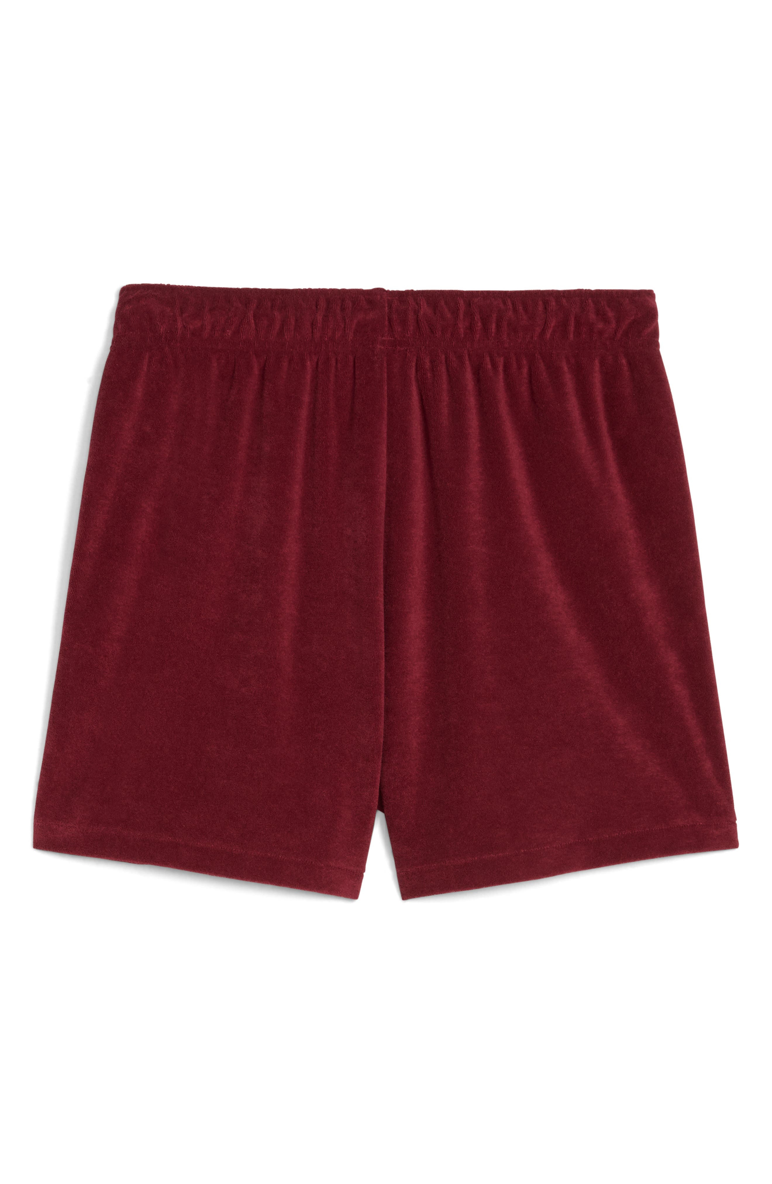 PUMA x Fenty Towel Cotton Blend Terry Track Shorts in Team Regal Red at Nordstrom - 6