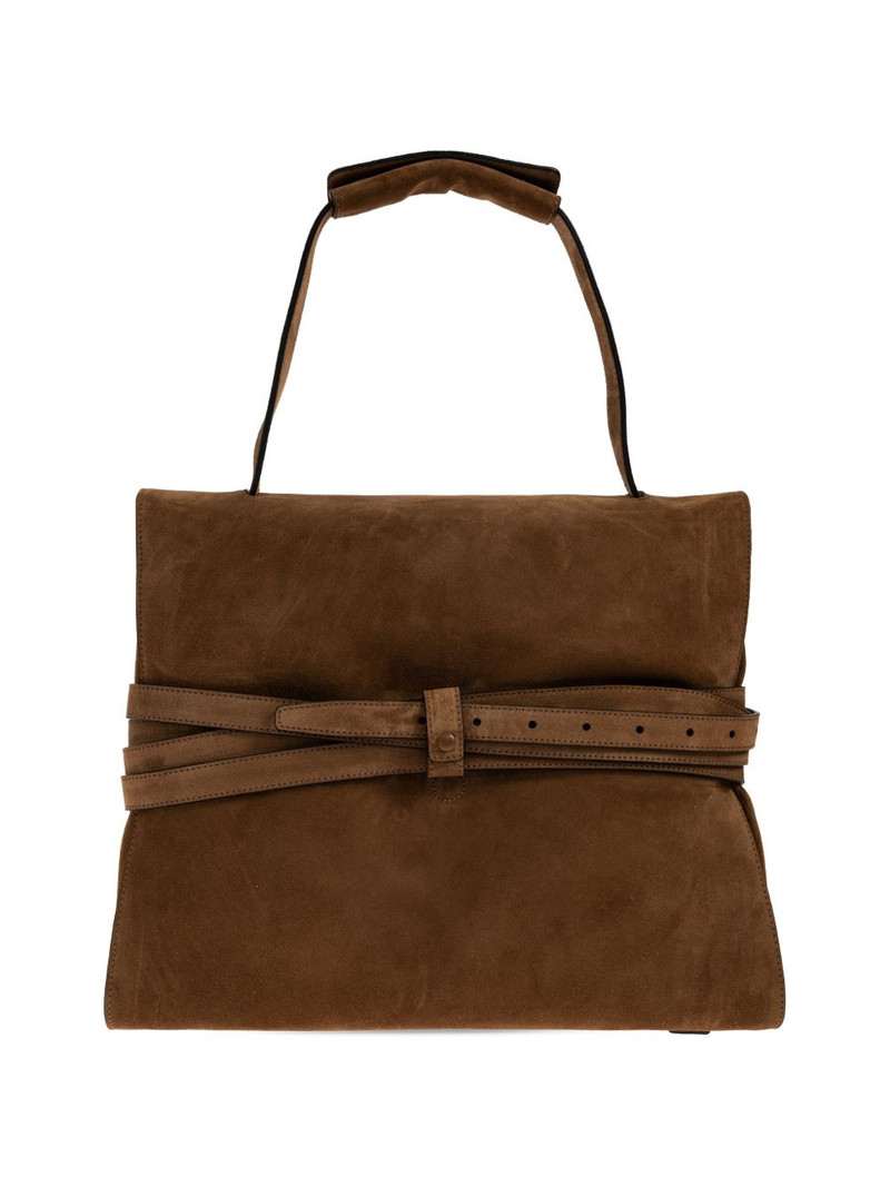 belted handle tote bag 3