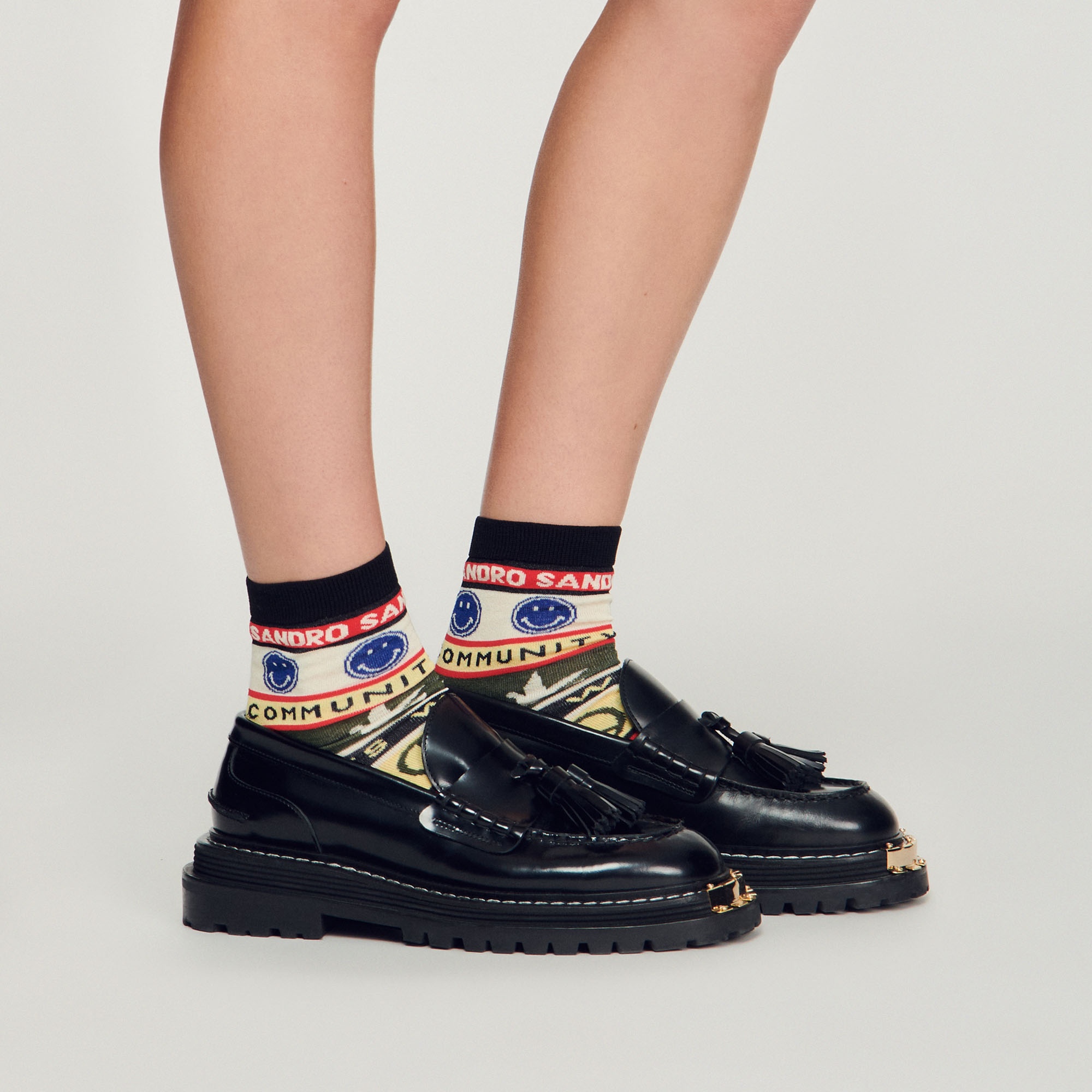 Smiley knit socks - 2