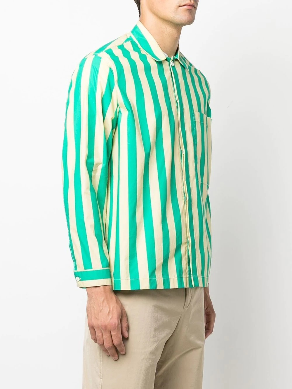 striped cotton shirt - 4