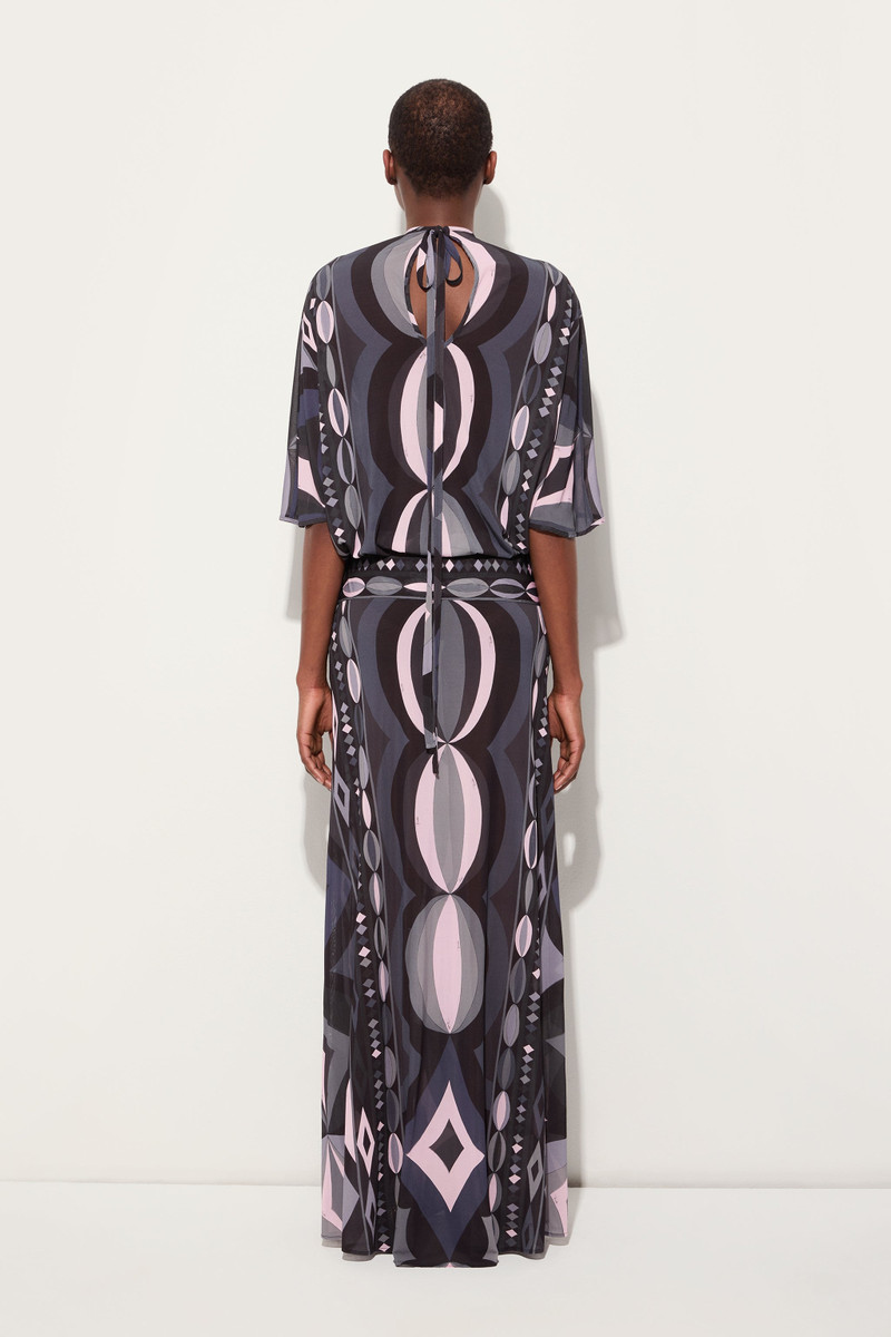 COLLANE PRINT LONG DRESS 4